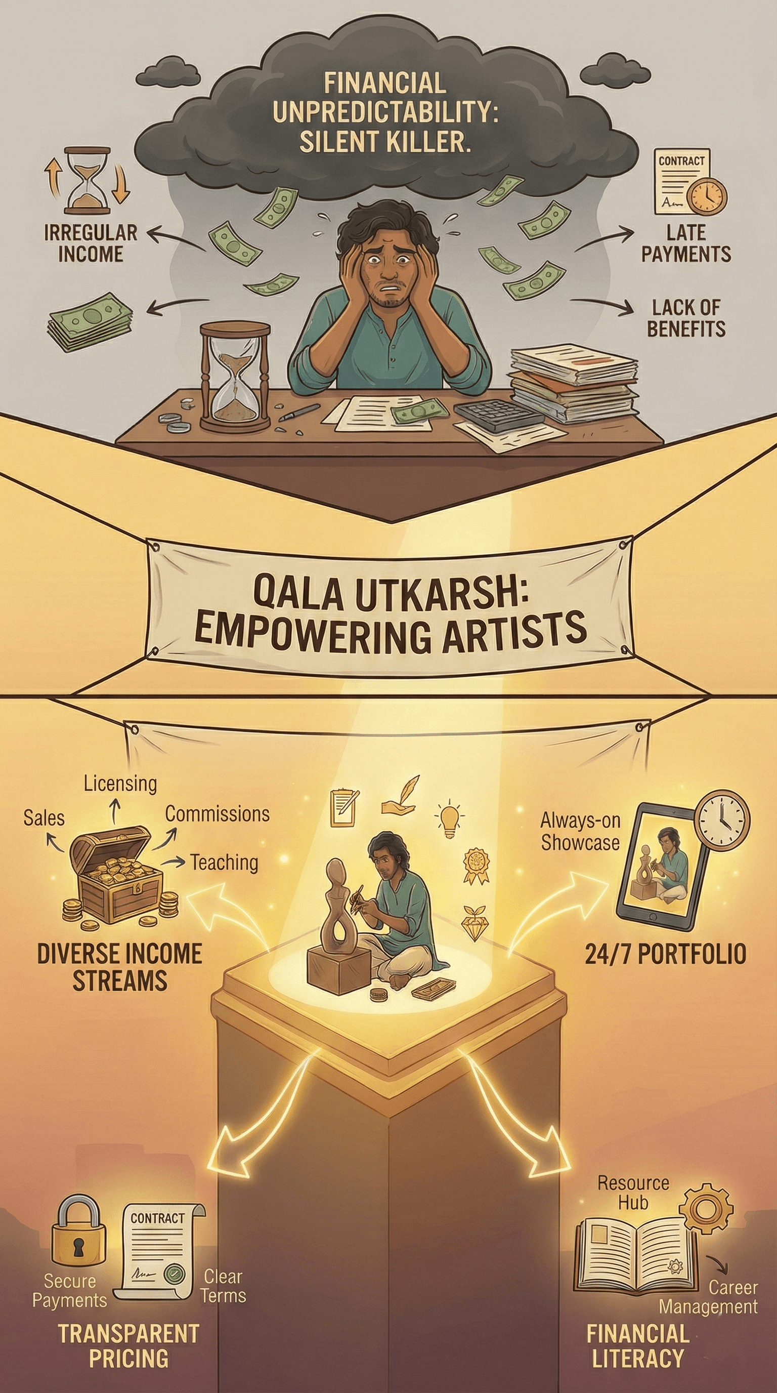 Artists building sustainable careers